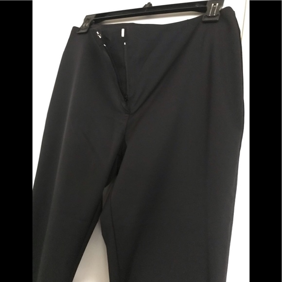 HUGO BUSCATI. COLLECTION , size10 black silky long straight leg  , women’s pants - Picture 4 of 11